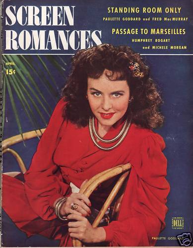 SCREEN ROMANCES magazine side cover Issue 179 April 1944
