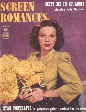 SCREEN ROMANCES magazine side cover Issue 186 November 1944