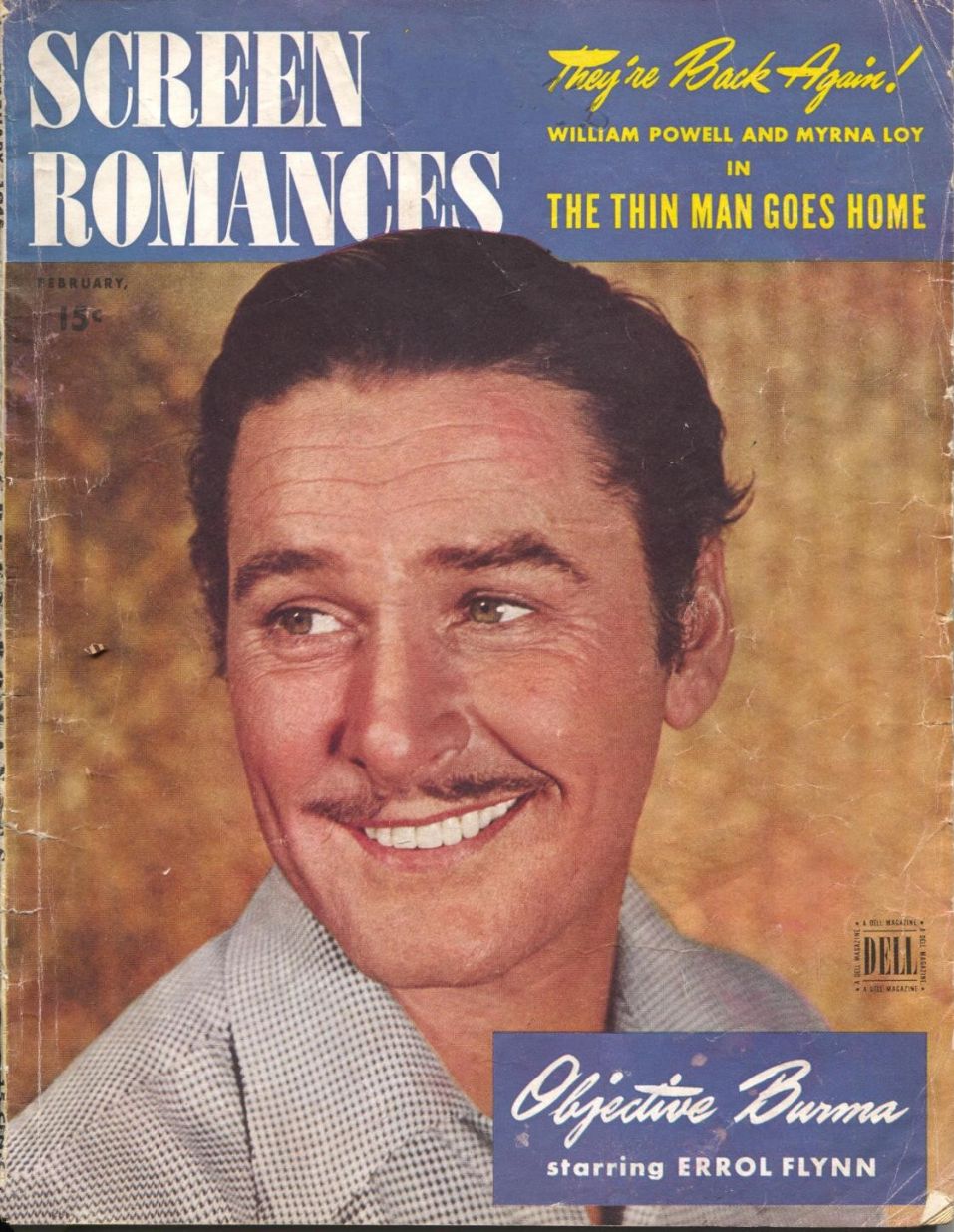 SCREEN ROMANCES magazine side cover Issue 189 February 1945