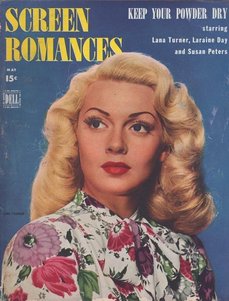 SCREEN ROMANCES magazine side cover Issue 192 May 1945