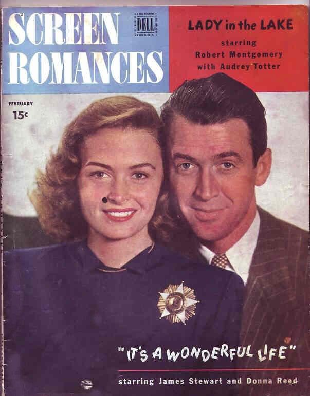 SCREEN ROMANCES magazine side cover Issue 213 February 1947