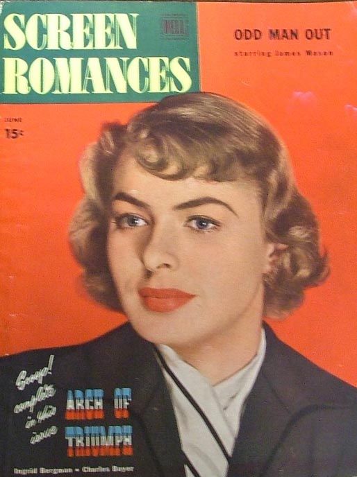 SCREEN ROMANCES magazine side cover Issue 217 June 1947