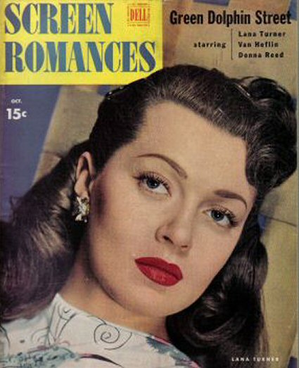 SCREEN ROMANCES magazine side cover Issue 221 October 1947