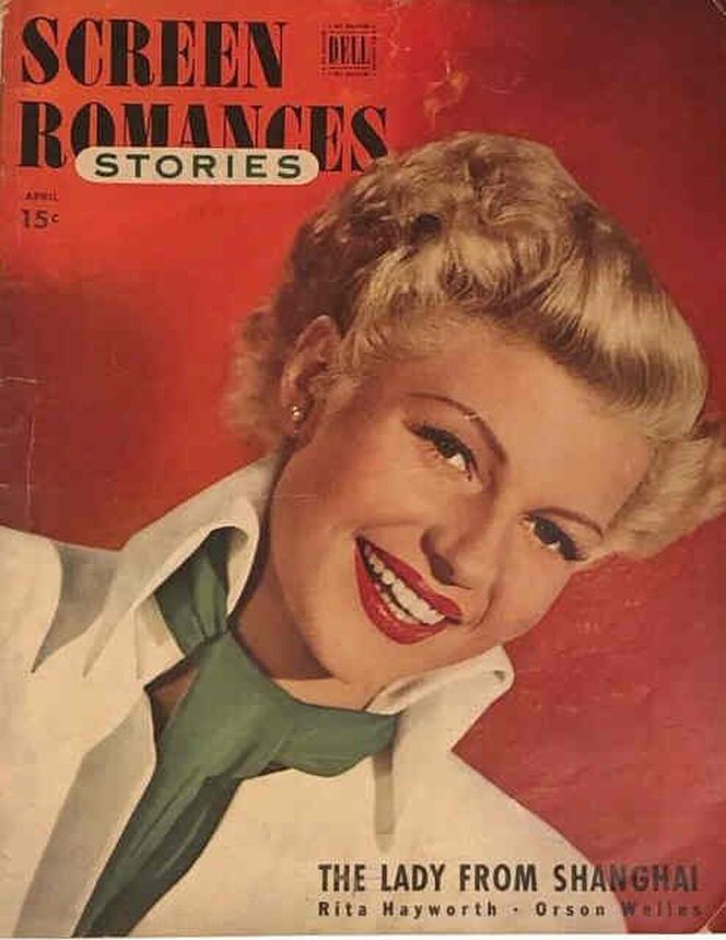 SCREEN ROMANCES magazine side cover Issue 227 April 1948