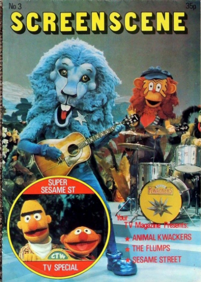 SCREENSCENE magazine side cover Issue 3   1978