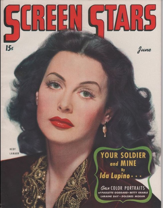 SCREEN STARS magazine side cover June 1944