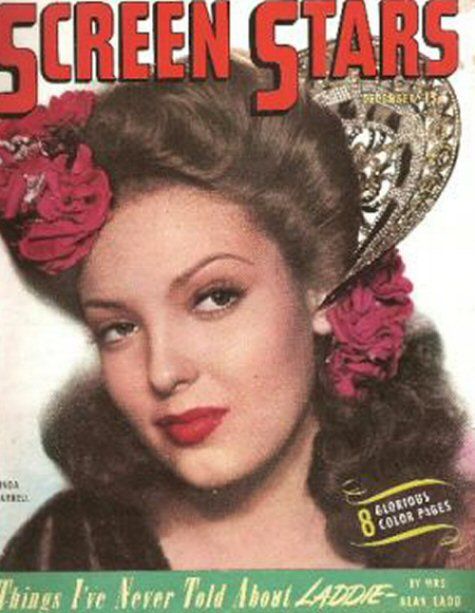 SCREEN STARS magazine side cover December 1944