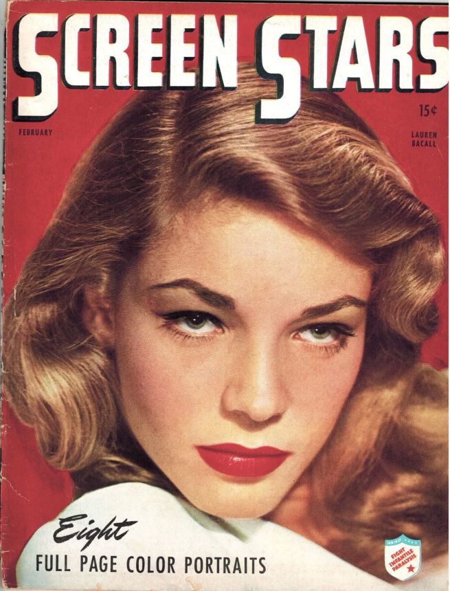 SCREEN STARS magazine side cover February 1945