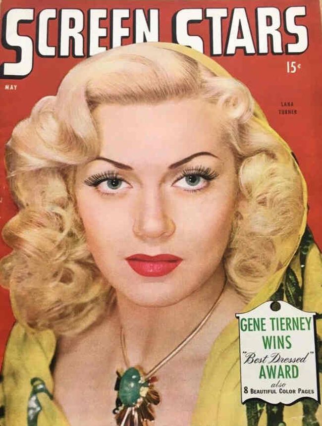 SCREEN STARS magazine side cover May 1945