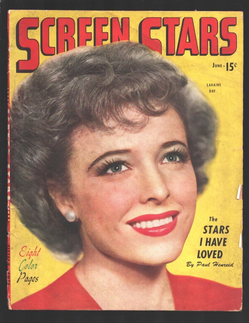 SCREEN STARS magazine side cover June 1945