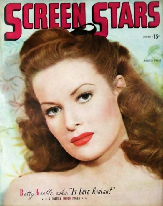 SCREEN STARS magazine side cover August 1945