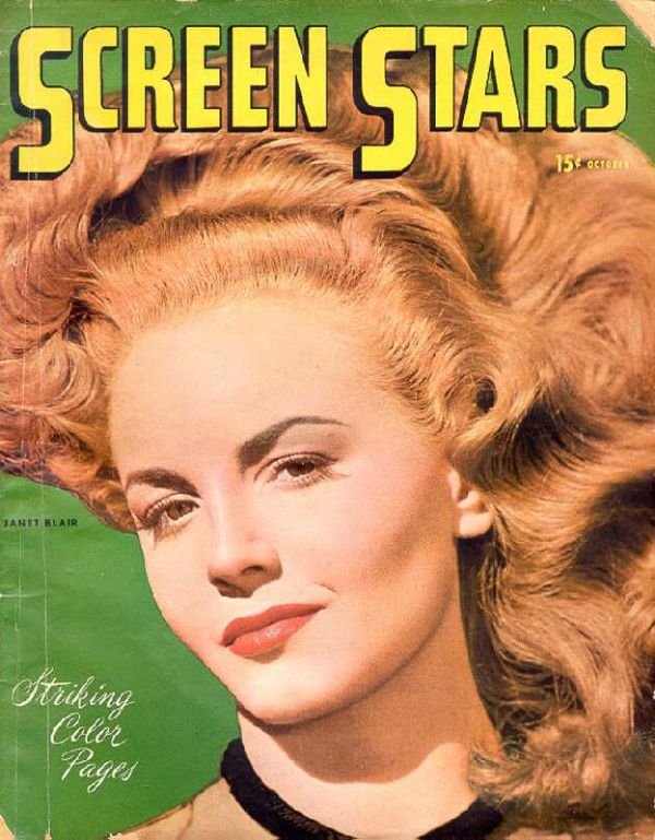 SCREEN STARS magazine side cover October 1945