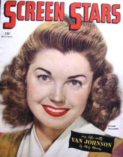 SCREEN STARS magazine side cover November 1945
