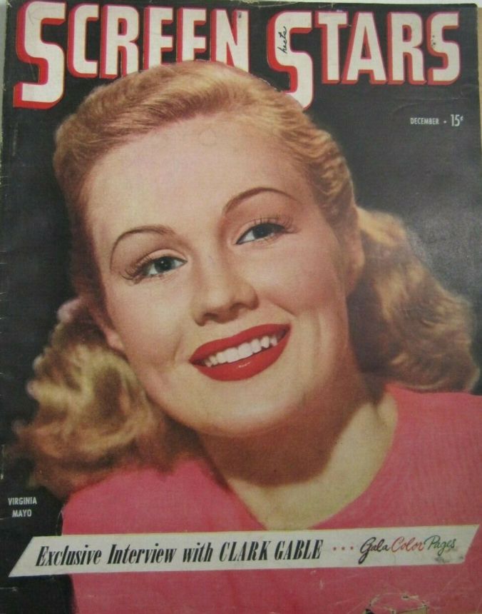 SCREEN STARS magazine side cover December 1945