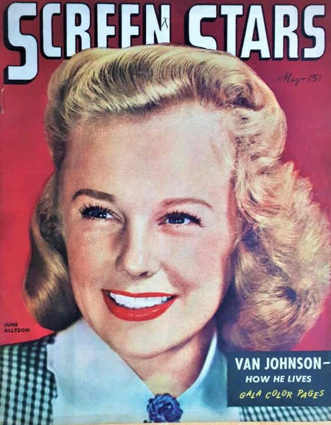 SCREEN STARS magazine side cover May 1946