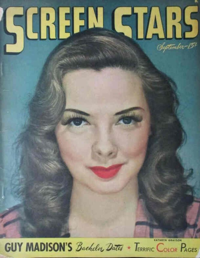 SCREEN STARS magazine side cover September 1946