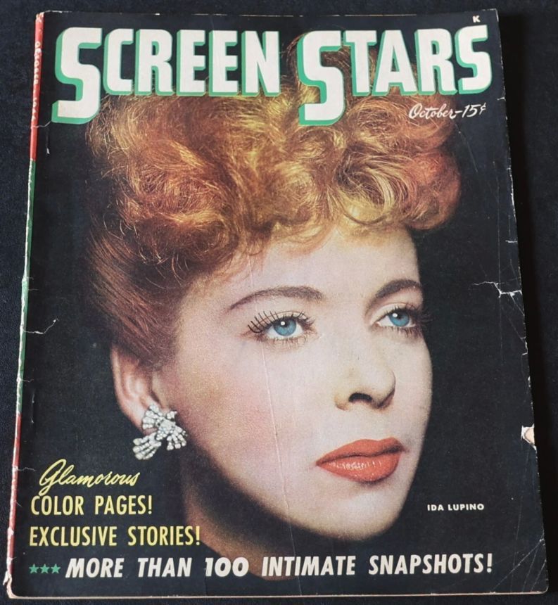 SCREEN STARS magazine side cover  Vol 6 # 1 October 1946