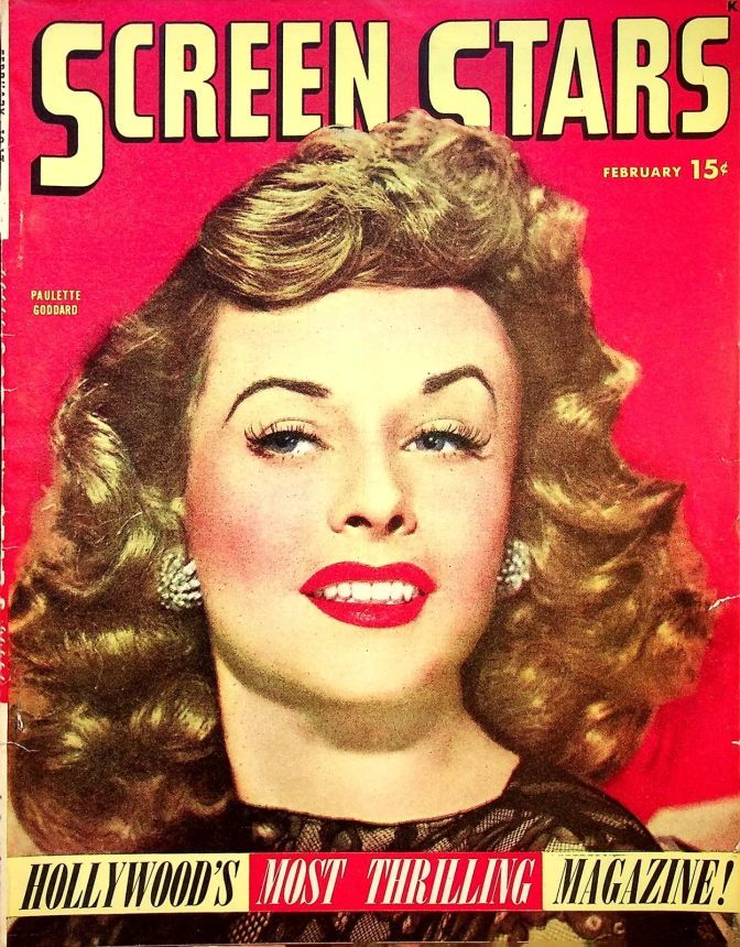 SCREEN STARS magazine side cover February 1947