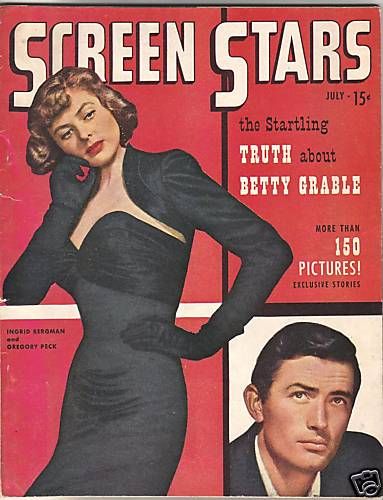 SCREEN STARS magazine side cover July 1947