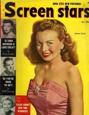SCREEN STARS magazine side cover December 1949