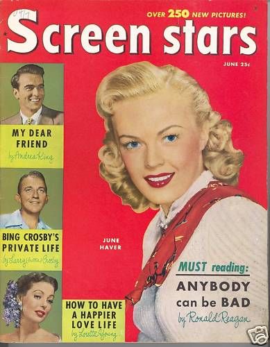 SCREEN STARS magazine side cover June 1950