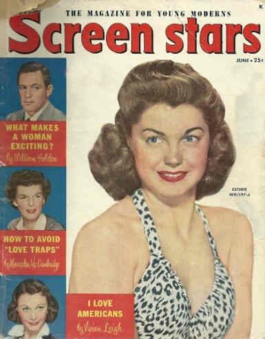 SCREEN STARS magazine side cover June 1951