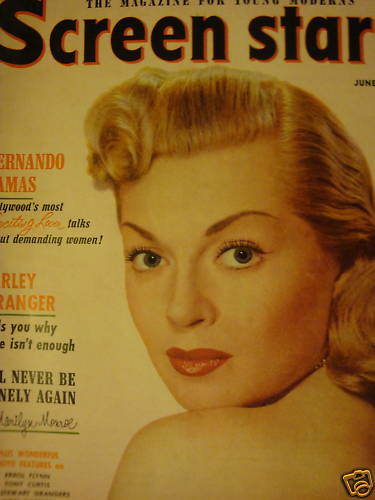 SCREEN STARS magazine side cover June 1952