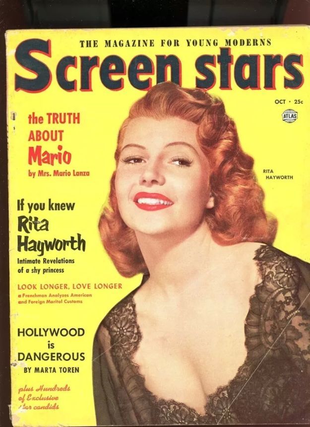 SCREEN STARS magazine side cover October 1952