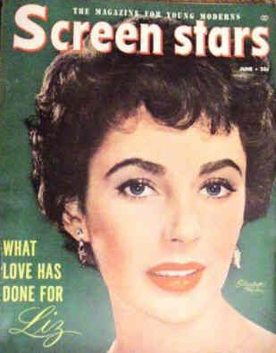 SCREEN STARS magazine side cover June 1953