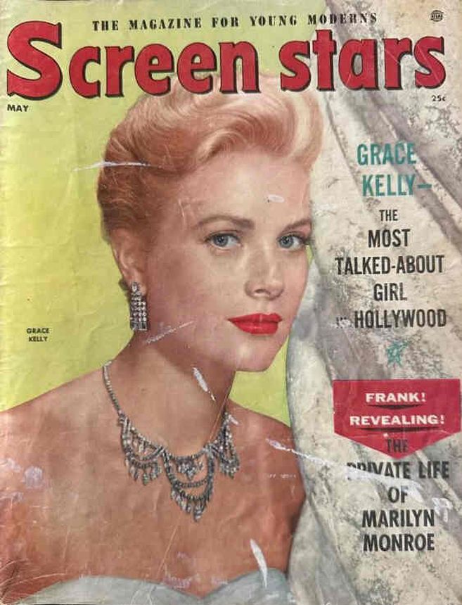 SCREEN STARS magazine side cover May 1955