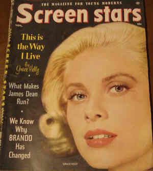 SCREEN STARS magazine side cover November 1955