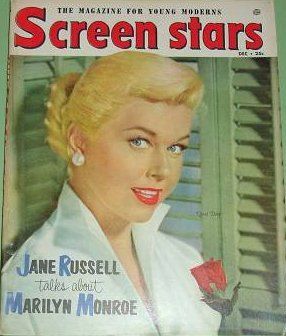 SCREEN STARS magazine side cover December 1955
