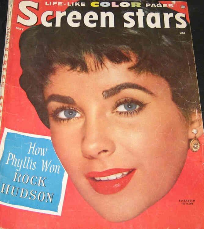 SCREEN STARS magazine side cover May 1956