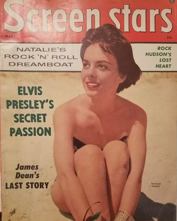 SCREEN STARS magazine side cover March 1957