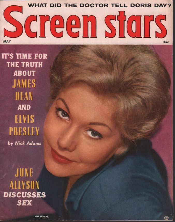 SCREEN STARS magazine side cover May 1957