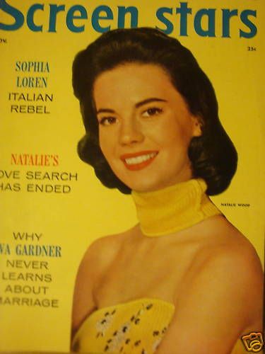 SCREEN STARS magazine side cover November 1957