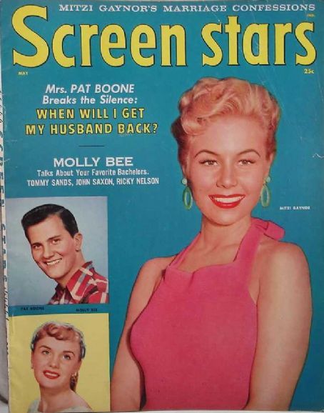 SCREEN STARS magazine side cover May 1958
