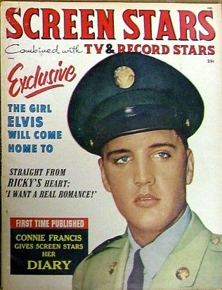 SCREEN STARS magazine side cover June 1959