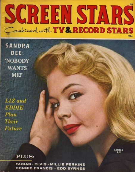 SCREEN STARS magazine side cover October 1959