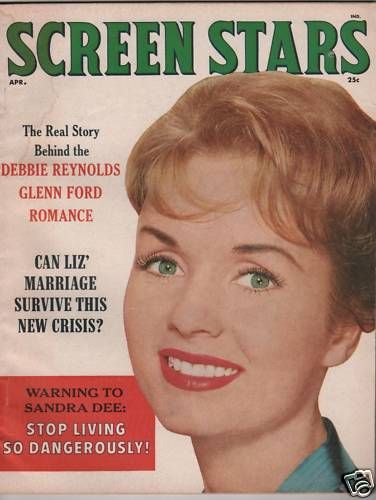 SCREEN STARS magazine side cover April 1960