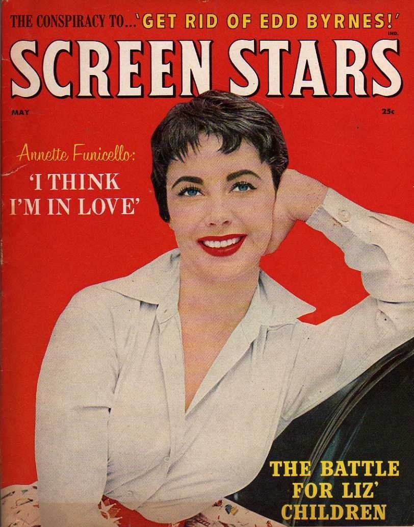 SCREEN STARS magazine side cover May 1960