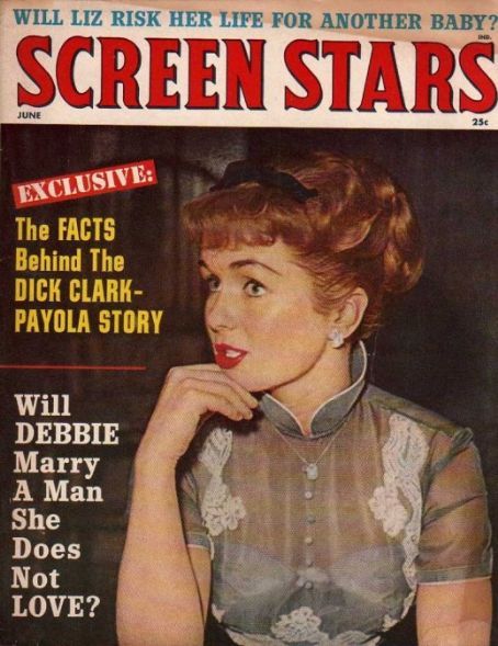 SCREEN STARS magazine side cover June 1960