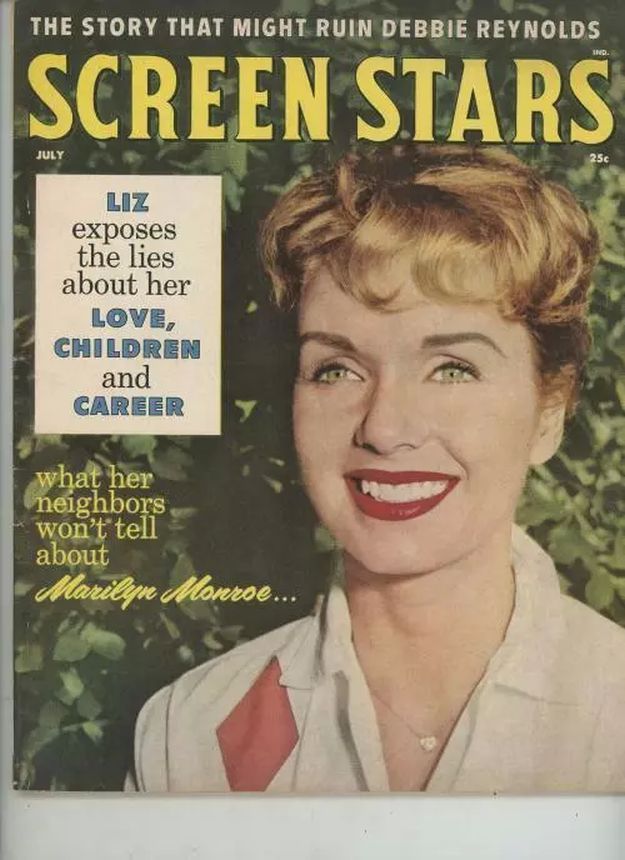 SCREEN STARS magazine side cover July 1960
