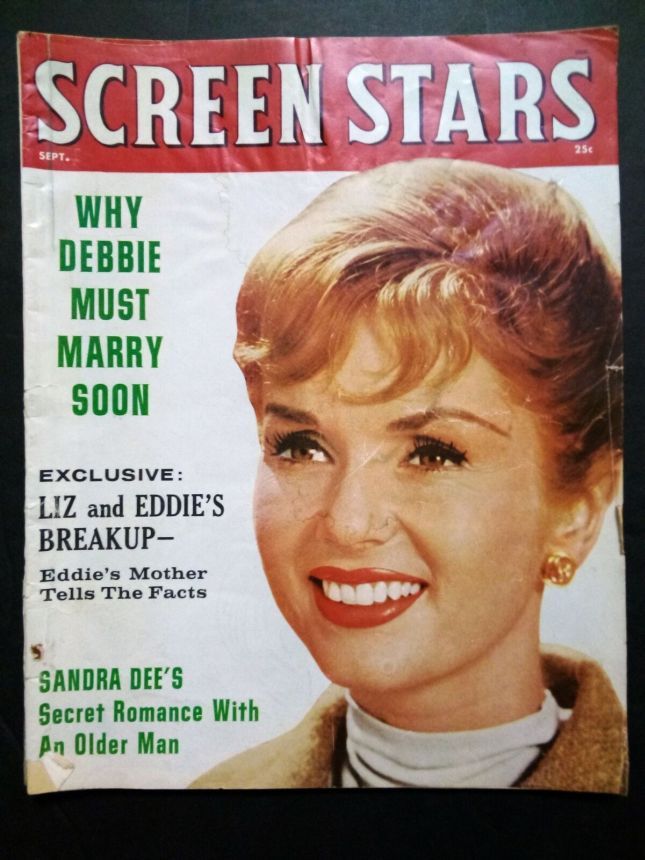 SCREEN STARS magazine side cover September 1960
