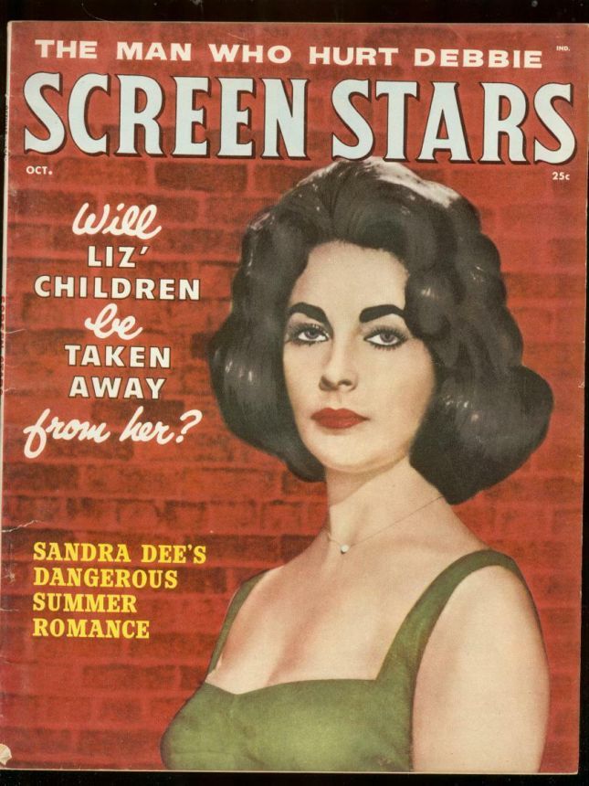 SCREEN STARS magazine side cover October 1960