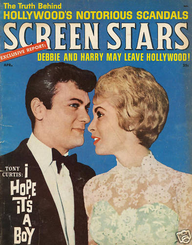 SCREEN STARS magazine side cover April 1961