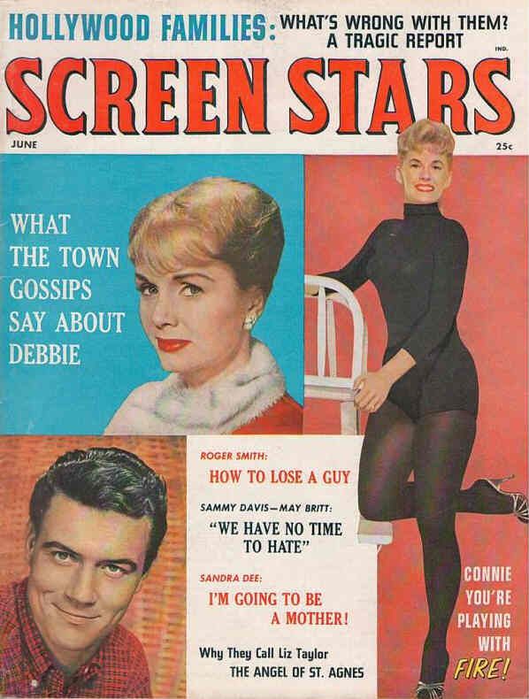 SCREEN STARS magazine side cover June 1961