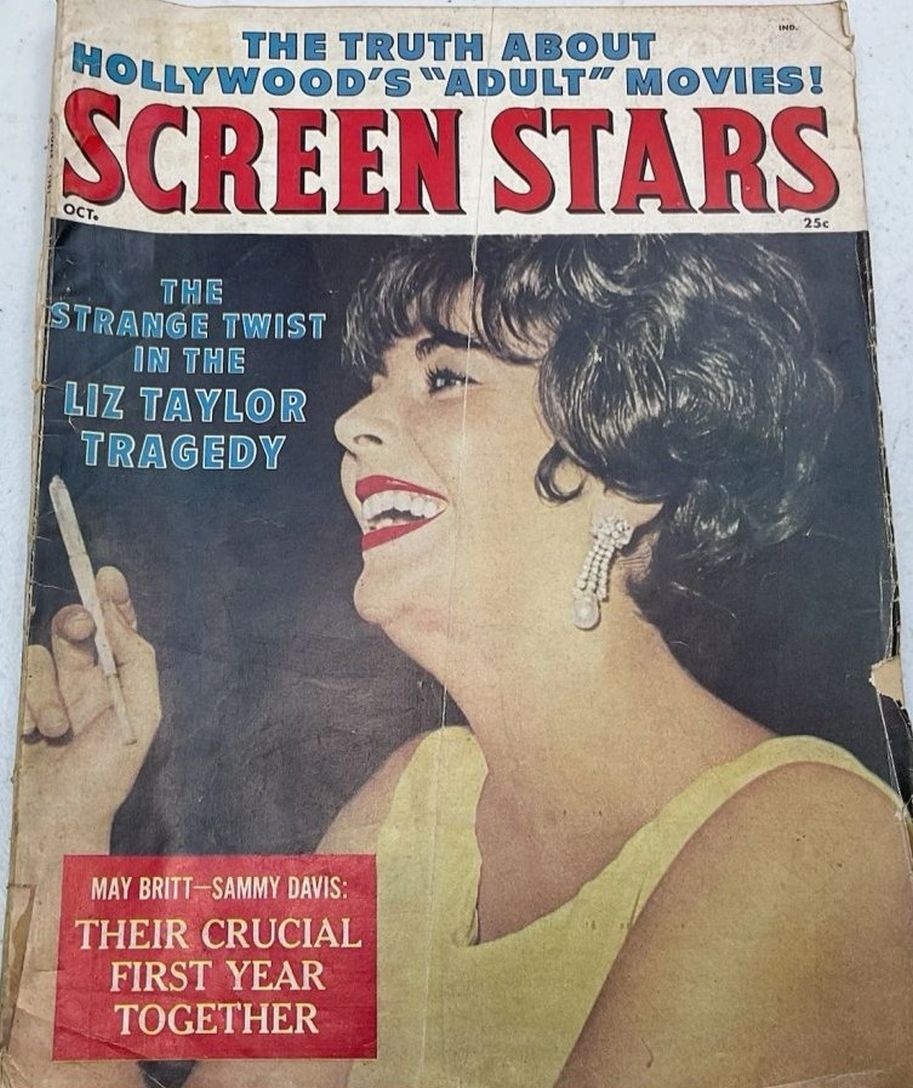 SCREEN STARS magazine side cover October 1961