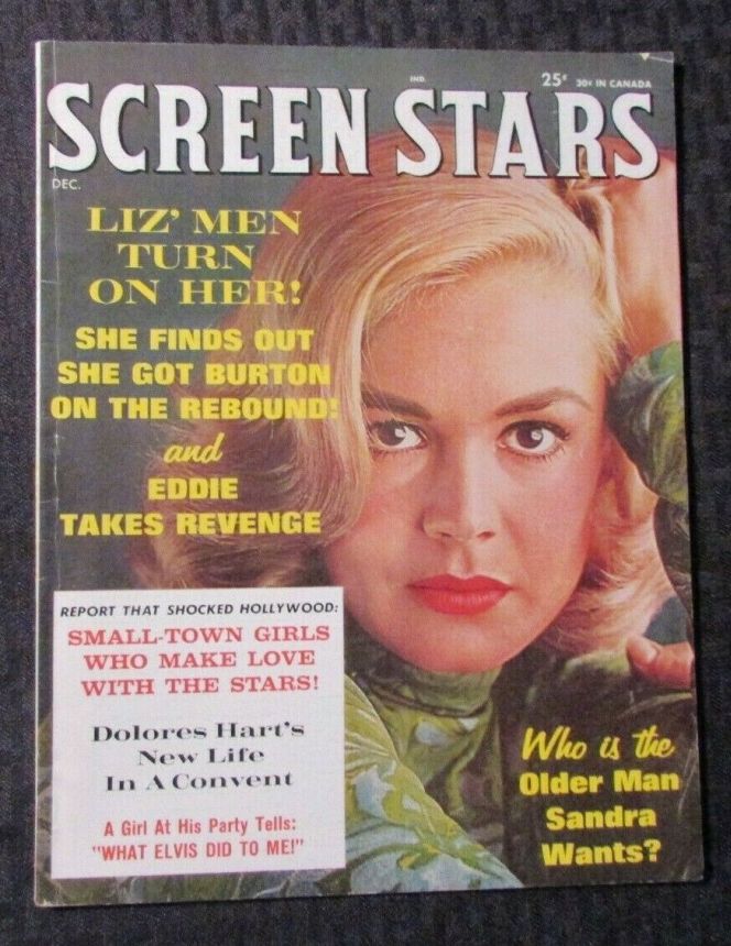 SCREEN STARS magazine side cover December 1963