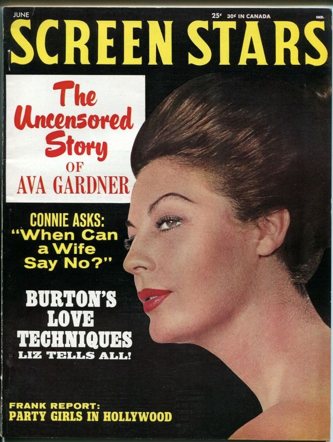 SCREEN STARS magazine side cover June 1964